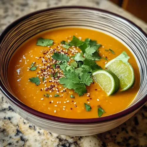 Sesam-Möhren-Suppe