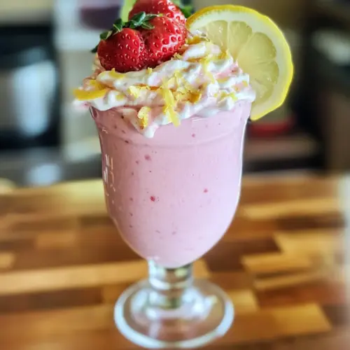 Erdbeer-Shortcake-Milchshakes (einfache Sommer-Dessert)