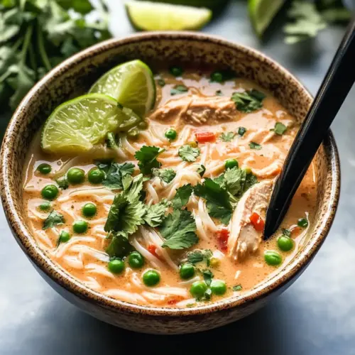Thai-Hühnchen-Suppe