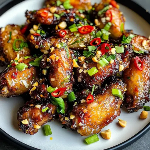 Zitronengras Chili Air Fryer Hähnchenflügel